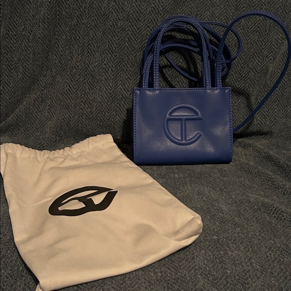 Telfar Blue Mini Bag